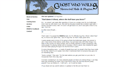 Desktop Screenshot of ghostwhowalks.net